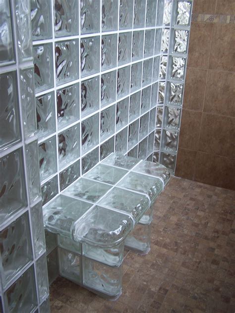 Glass Block Showers Small Bathrooms Photos