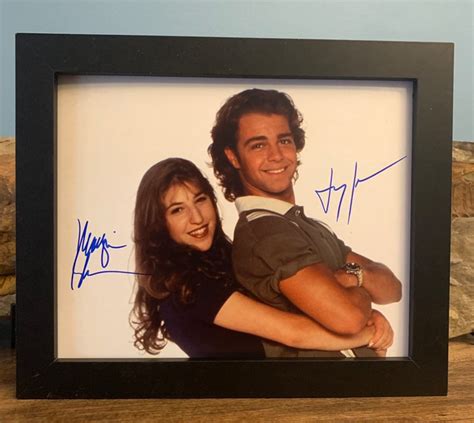 Autographed Blossom Mayim Bialik And Joey Lawrence Framed Etsy