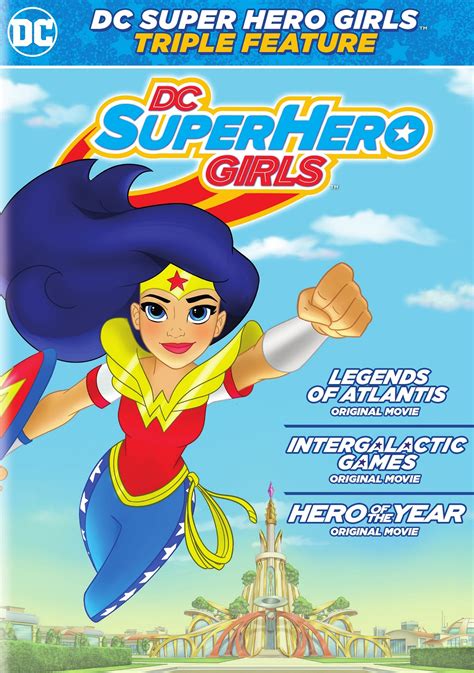 Best Buy Dc Super Hero Girls Triple Feature Dvd
