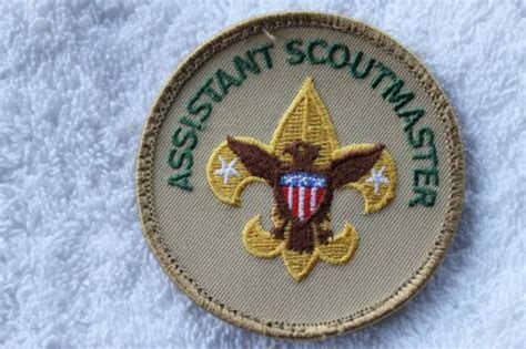 Boy Scouts Position Patch Assistant Scoutmaster Bsa X24 Ebay