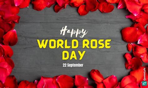 World Rose Day 2023 Date Quotes Wishes Messages Images History
