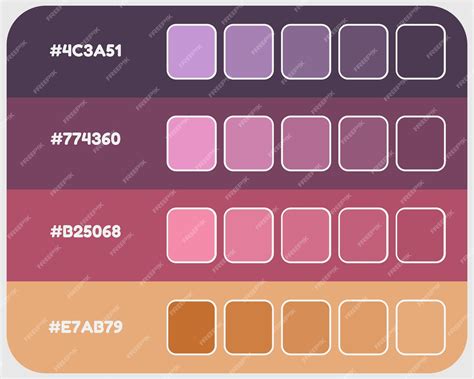 Paleta De Cores Laranja E Roxo