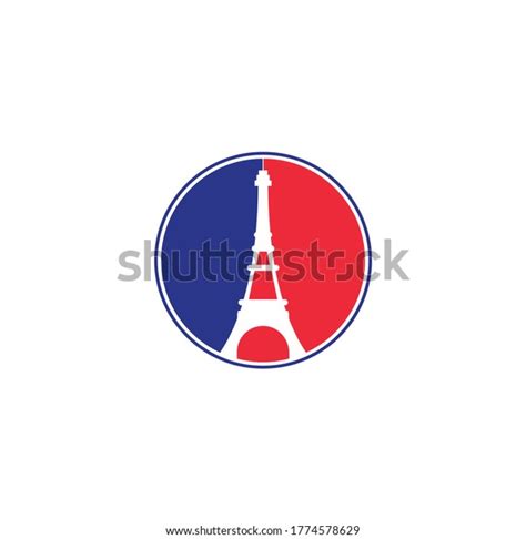 Eiffel Tower Logo Design Template Paris Stock Vector Royalty Free