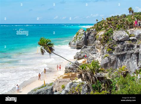 Tulum Ruinas Península De Yucatán México Fotografía De Stock Alamy