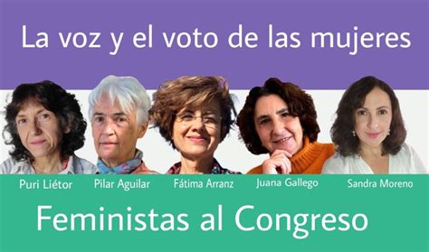 nace feministas al congreso un partido para defender a las mujeres