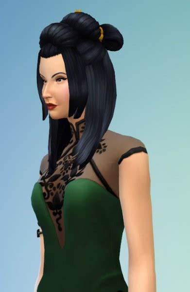 Sims 4 Hairs Birksches Sims Blog Samurai Hair