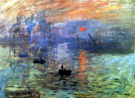 Impression Soleil Levant De Claude Monet