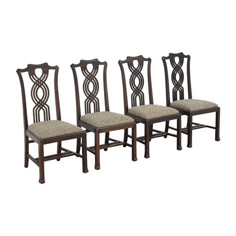 Upholstered animal print dining chairs. 57% OFF - Animal Print Upholstered Dining Chairs / Chairs