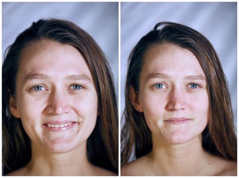 Close Up Portraits Of People With And Without Clothes On Can You