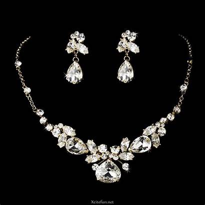 Jewelry Bridal Diamond Gold Precious Sets Crystal