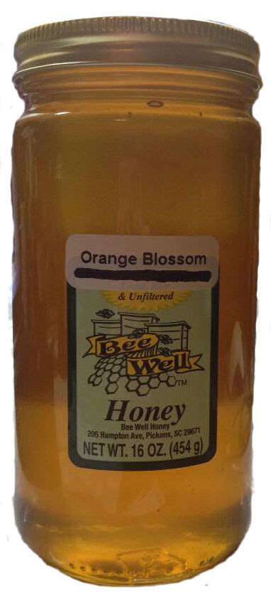Bee Well Honey ~ Orange Blossom Honey ~ 16oz