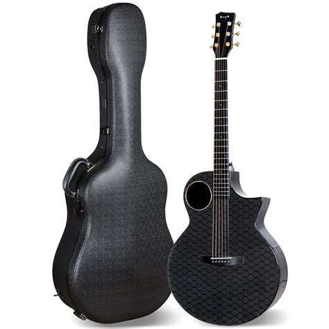 Enya Guitar X4 41 Carbon Fiber Acousticplus Cutaway Guitar Package