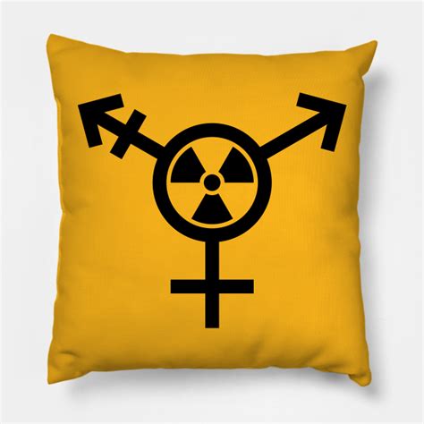 Trans Radiation Alternate Black Transgender Pillow Teepublic