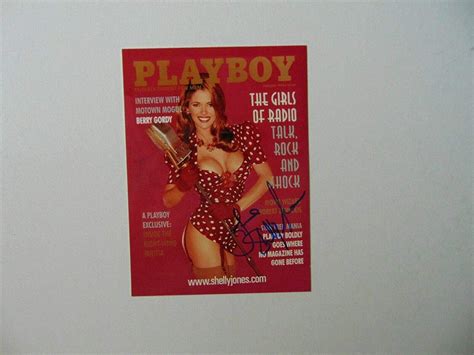 Playboy Shelly Jones Hand Signed X Cover Photo Todd Mueller Coa