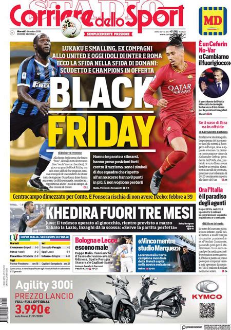 Read full articles from corriere dello sport and explore endless topics, magazines and more on your phone or tablet with google news. La prima pagina del Corriere dello Sport di giovedì ...