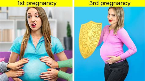 Pregnancy Situations Every Woman Can Relate To St Pregnancy Vs Rd Pregnancy YouTube
