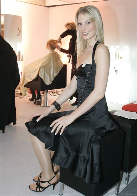 Sarah Brandner In Black Dress Super Wags Hottest Wives And