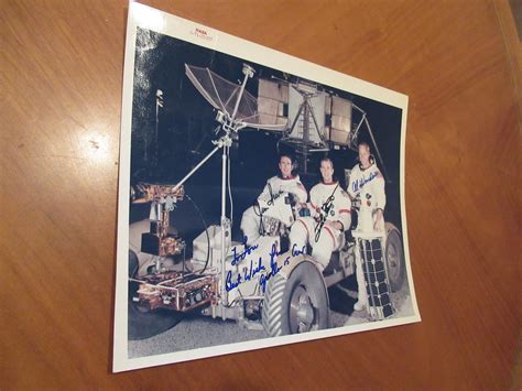 Original Nasa Color Photograph Inscribed By Apollo 15 Astronauts David