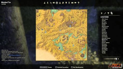 Malabal Tor Treasure Map Iii Location The Elder Scrolls Online Youtube