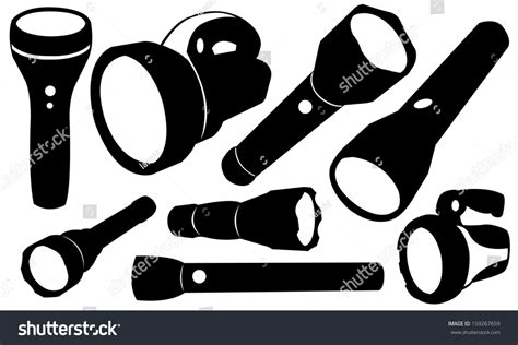 11716 Flashlight Silhouette Images Stock Photos And Vectors Shutterstock