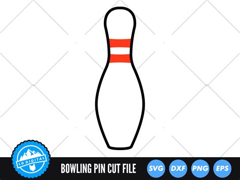 Bowling Pin Svg Bowling Ball Cut File Graphic By Lddigital · Creative