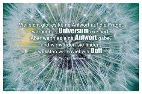 Professor stephen hawking speaks about why we should go into space for the nasa lecture series, april 21, 2008. Vielleicht gibt es keine Antwort auf die Frage, warum das ...