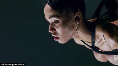 Fka Twigs Strips Down To Her Underwear As She Gets All Tied Up In Racy