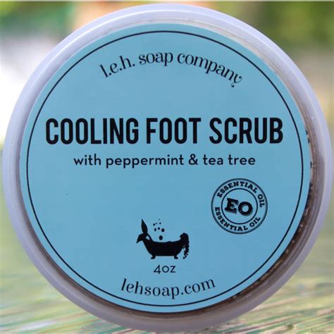 Cooling Foot Scrub Leh Soap Company