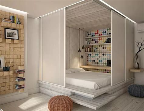 Ukurannya bisa disesuaikan saja dengan luas kamar. Ide Kreatif Desain Kamar Tidur Ukuran Kecil Yang Bisa Anda ...