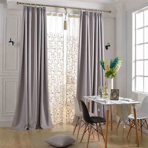 Simple But Graceful Modern Light Grey Curtains Grey Curtains Living