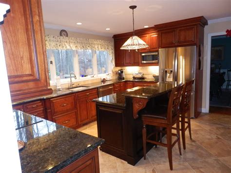 Traditional Look Of Raised Panel Cherry Cabinetry Kitchen Design Center