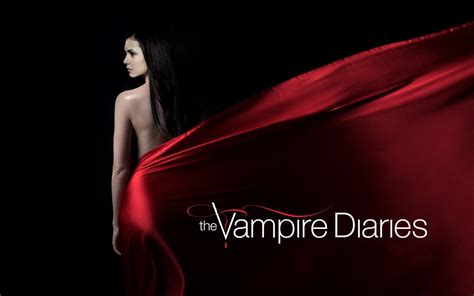 Papéis De Parede Nina Dobrev The Vampire Diaries Vestido Vermelho