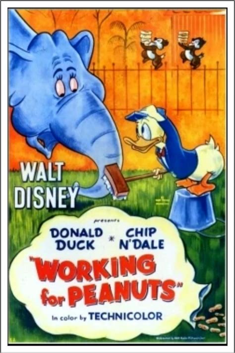 Donald Duck Working For Peanuts 1953 Disney Cartoons Disney