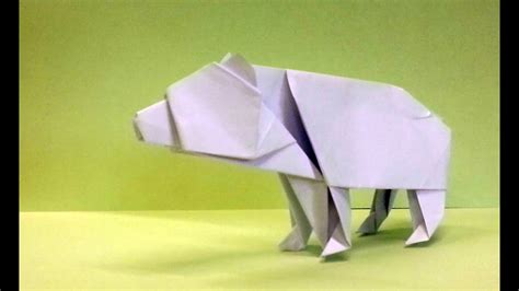 How To Make An Origami Bear Youtube