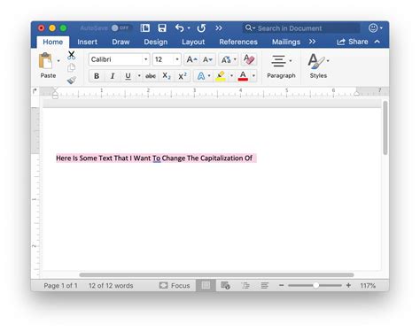 How To Change Case In Microsoft Word For Mac