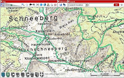 Online Térképek Ausztria Domborzati Térkép 2