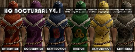 41 Hq Nocturnal Robes At Skyrim Nexus Mods And Community