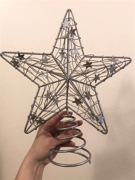 Wire Tree Topper Star Thin Wire With Star Inlay Bold But Etsy In 2022