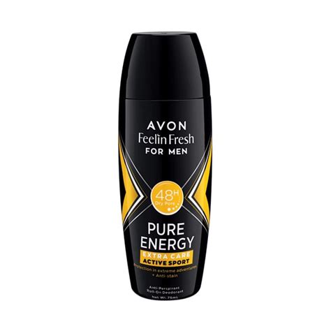 Avon Feelin Fresh Pure Energy Anti Perspirant Roll On Deodorant For Men