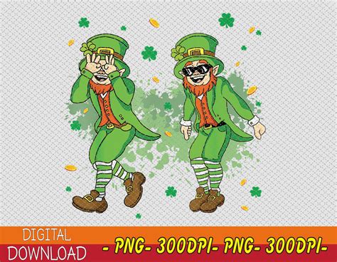 Leprechaun Griddy Dance St Patricks Day 2023 PNG, Digital Do - Inspire