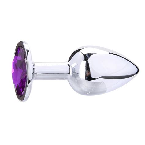 40cm Stainless Steel Metal Anal Plug Crystal Jewelry Dildo Sex Toys Products Butt Plug Gay Anal