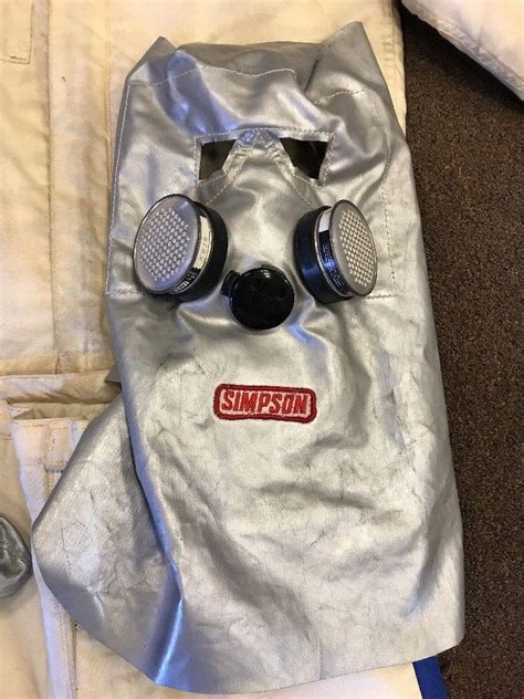 Rare 1960s Simpson Drag Racing Fire Suit With Orig Mask And Boots
