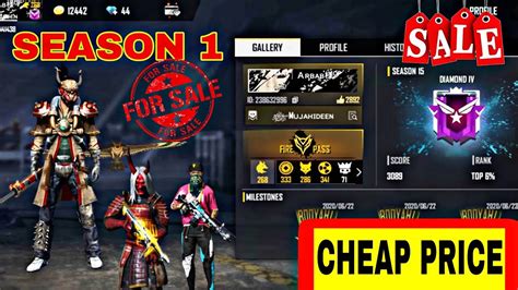 What is free fire redemption? Free Fire id Sell || Season 1 ACC || Reasonable Price ...
