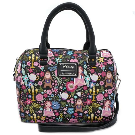 Loungefly Disney Beauty And The Beast Print Handbag