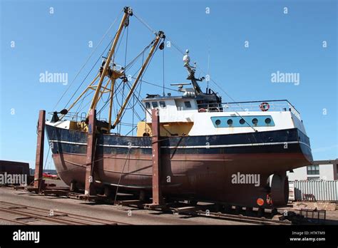 Fishing Trawler Dry Dock Hi Res Stock Photography And Images Alamy