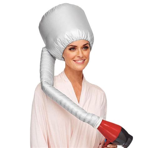 Uxcell Portable Soft Hair Drying Cap Bonnet Hood Hat Blow Dryer