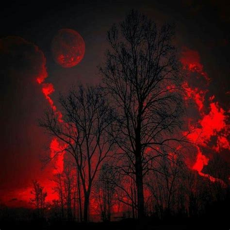 Pin By Destiney Volz On Halloween Red Skies Aesthetic Sky Aesthetic
