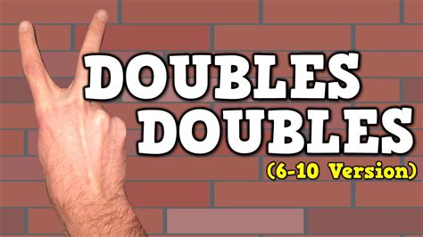 Doubles Doubles I Can Add Doubles Version Youtube