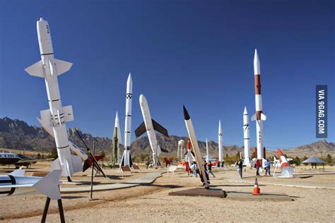 A Missile Park At White Sands Missile Range Museum 9gag