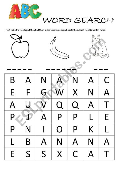 Alphabet Word Search Worksheets Photos Alphabet Collections
